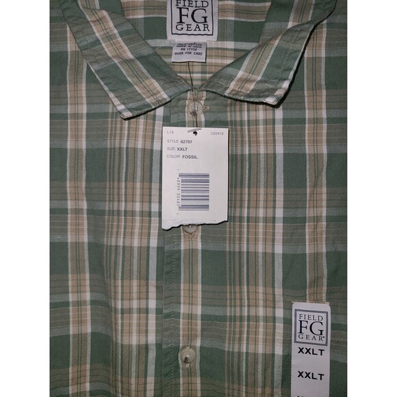 Lot of 2 Mens Tall 2XL (1) Field Gear Shirt NWT + (1) Nike Golf Fit Dry 2XL Tall - Picture 5 of 7